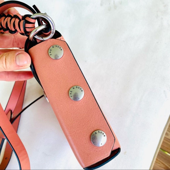 Rag & Bone Dusty Pink Micro Atlas Crossbody EUC - Picture 12 of 16